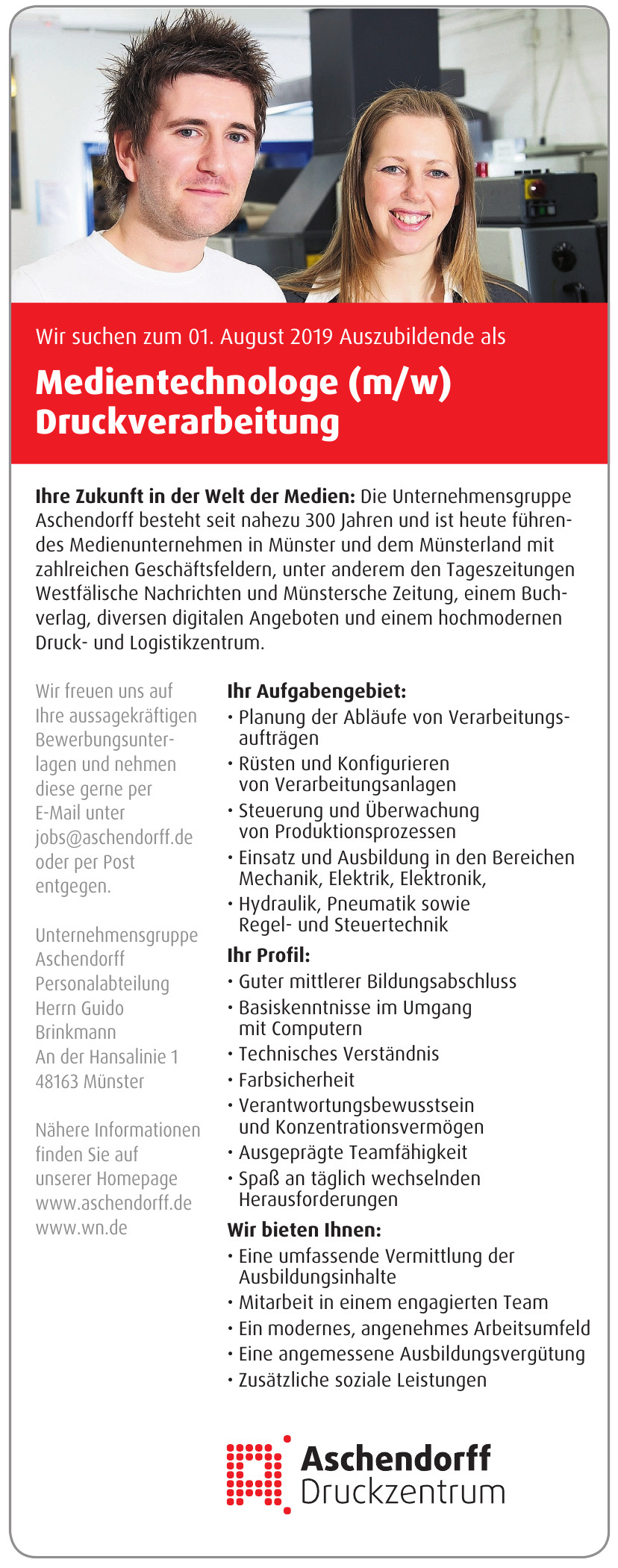 Aschendorff Druckzentrum Aschendorff Druckzentrum