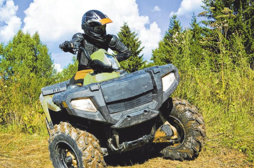 Quads werden gerne auch von Gewerbetreibenden eingesetzt. FOTOS: CB Quads werden gerne auch von Gewerbetreibenden eingesetzt. FOTOS: CB