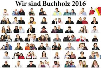 Das Plakat „Wir sind Buchholz“ (hier ein kleiner Ausschnitt)war bereits im letzten Jahr ein Riesenerfolg Foto: Foto-Kettwig