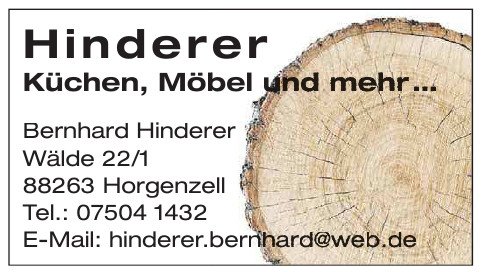 Hinderer Bernhard