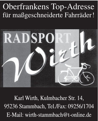 Radsport Wirth Radsport Wirth