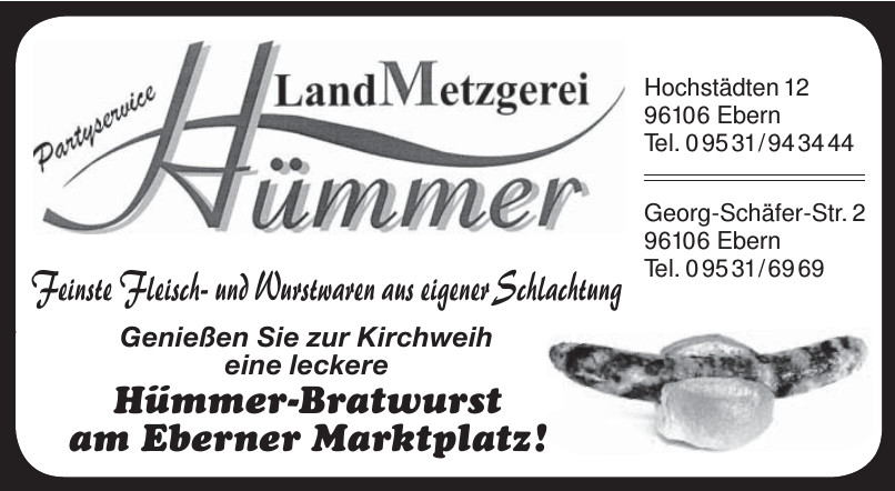 Hümmer Land Metzgerei Hümmer Land Metzgerei