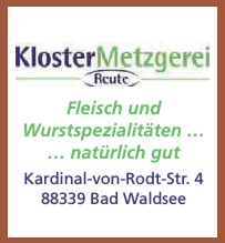 Kloster Metzgerei Reute