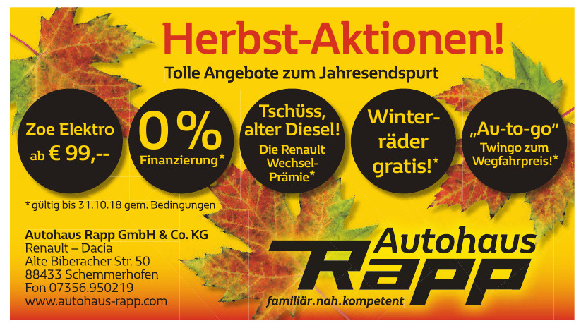 Autohaus Rapp GmbH & Co. KG