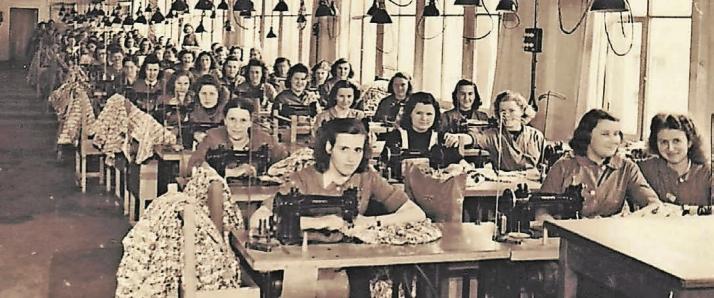 Von der Baumschen Fabrik aus gingen früher die Textilien in die ganze Welt. Foto: Familie von Baum Von der Baumschen Fabrik aus gingen früher die Textilien in die ganze Welt. Foto: Familie von Baum