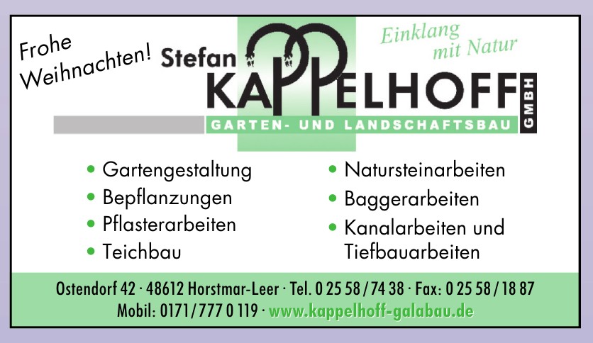 Stefan Kappelhoff Garten- und Landscheftsbau GmbH