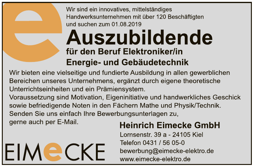 Eimecke Elektrotechnik Heinrich Eimecke GmbH Eimecke Elektrotechnik Heinrich Eimecke GmbH