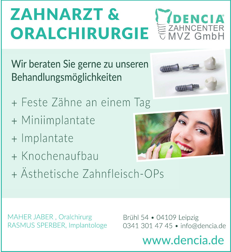 Dencia Zahncenter MVZ GmbH Dencia Zahncenter MVZ GmbH