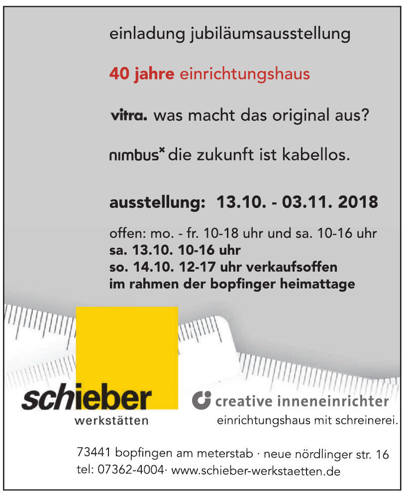 schieber werkstätten