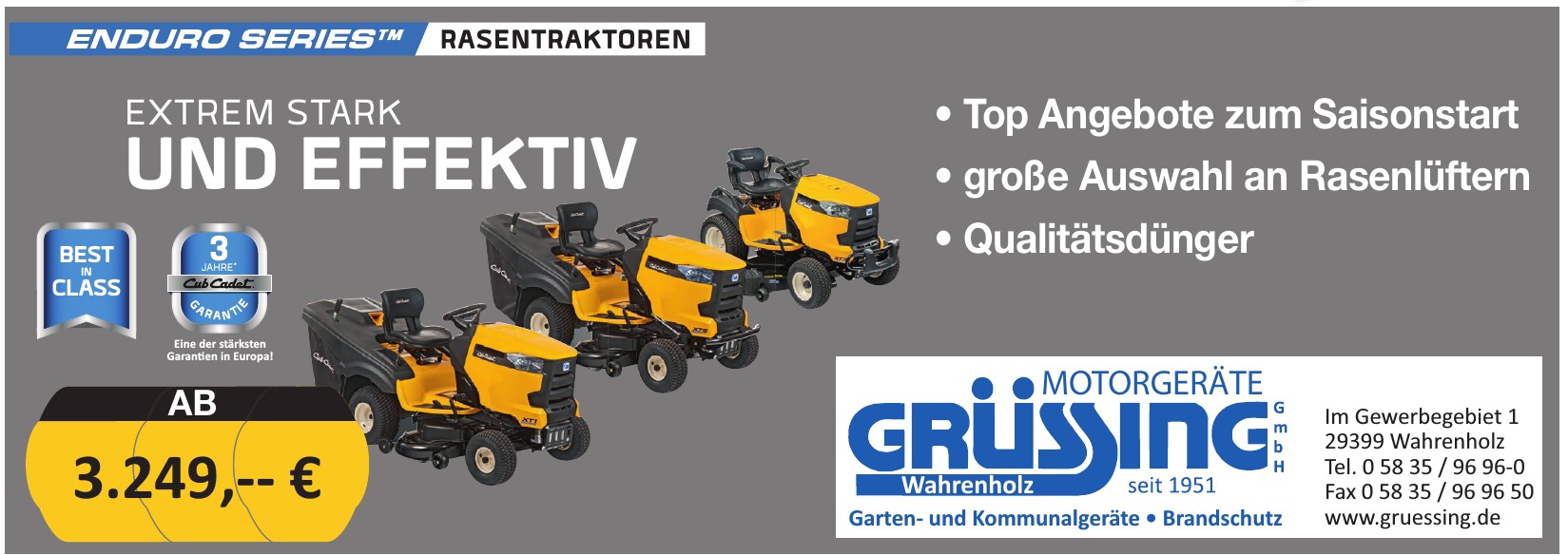 Grüssing Motorgeräte GmbH Grüssing Motorgeräte GmbH
