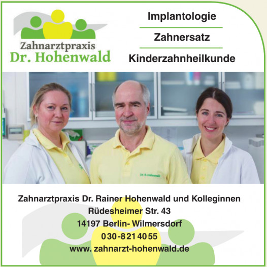 Zahnarztpraxis Dr. Rainer Hohenwald und Kolleginnen