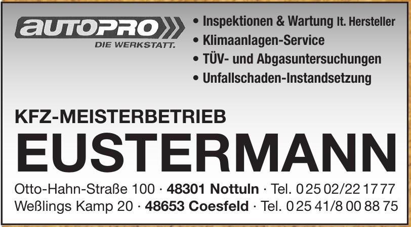 Eustermann Kfz-Meisterbetrieb