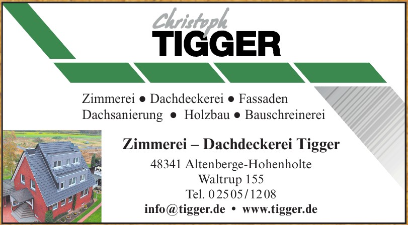 Zimmerei und Dachdeckerei Christoph Tigger Zimmerei und Dachdeckerei Christoph Tigger