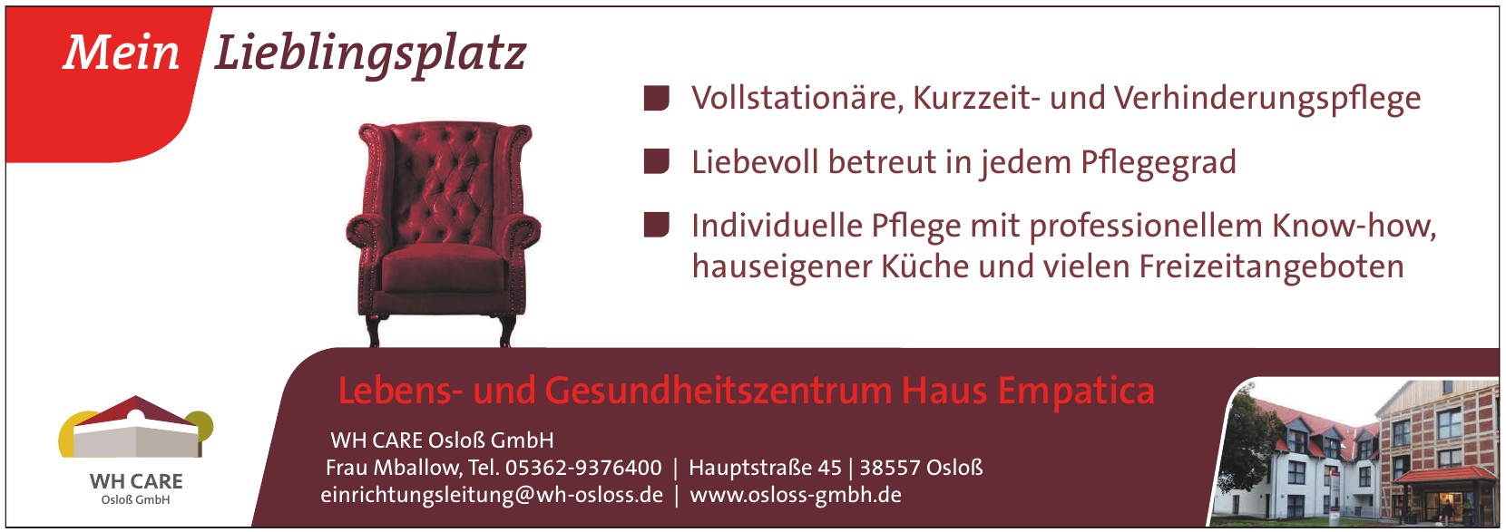 WH Care Osloß GmbH WH Care Osloß GmbH