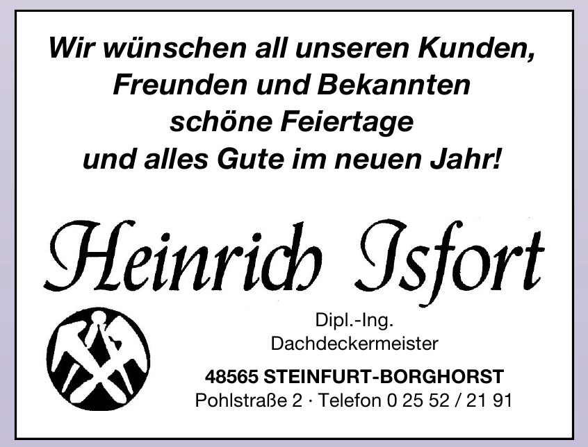 Heinrich Isfort Dachdeckerei