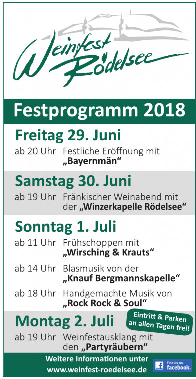 Weinfest Rödelsee