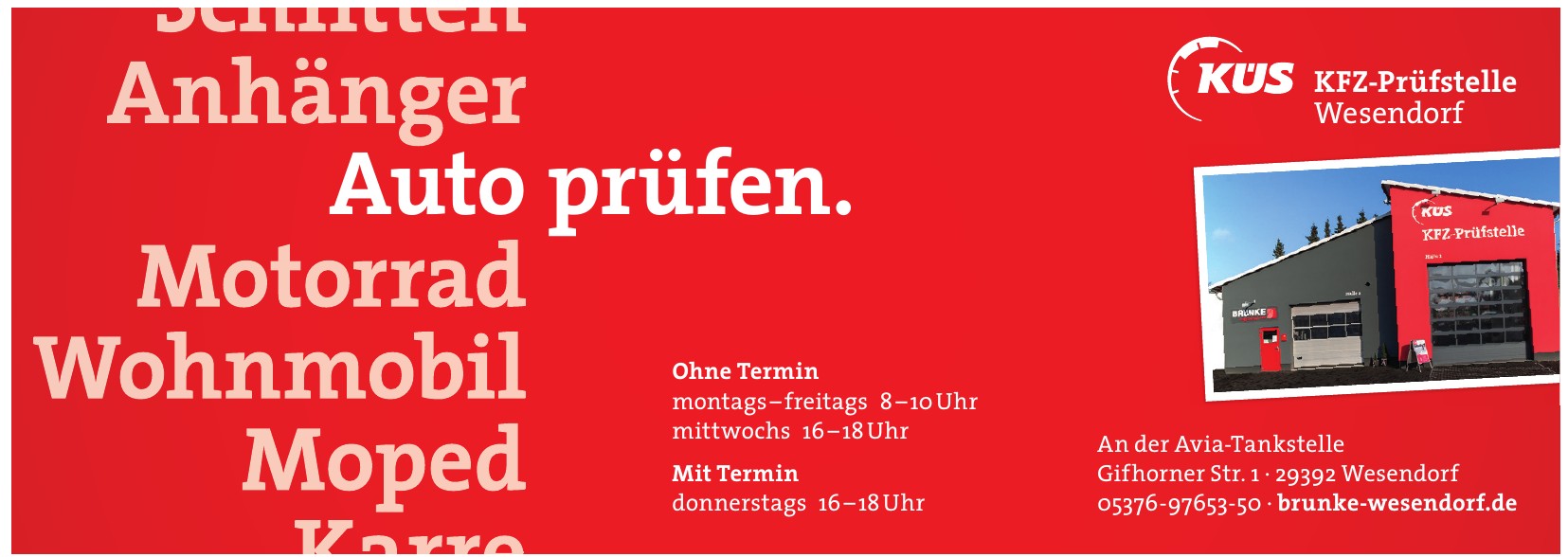 KFZ-Prüfstelle KFZ-Prüfstelle