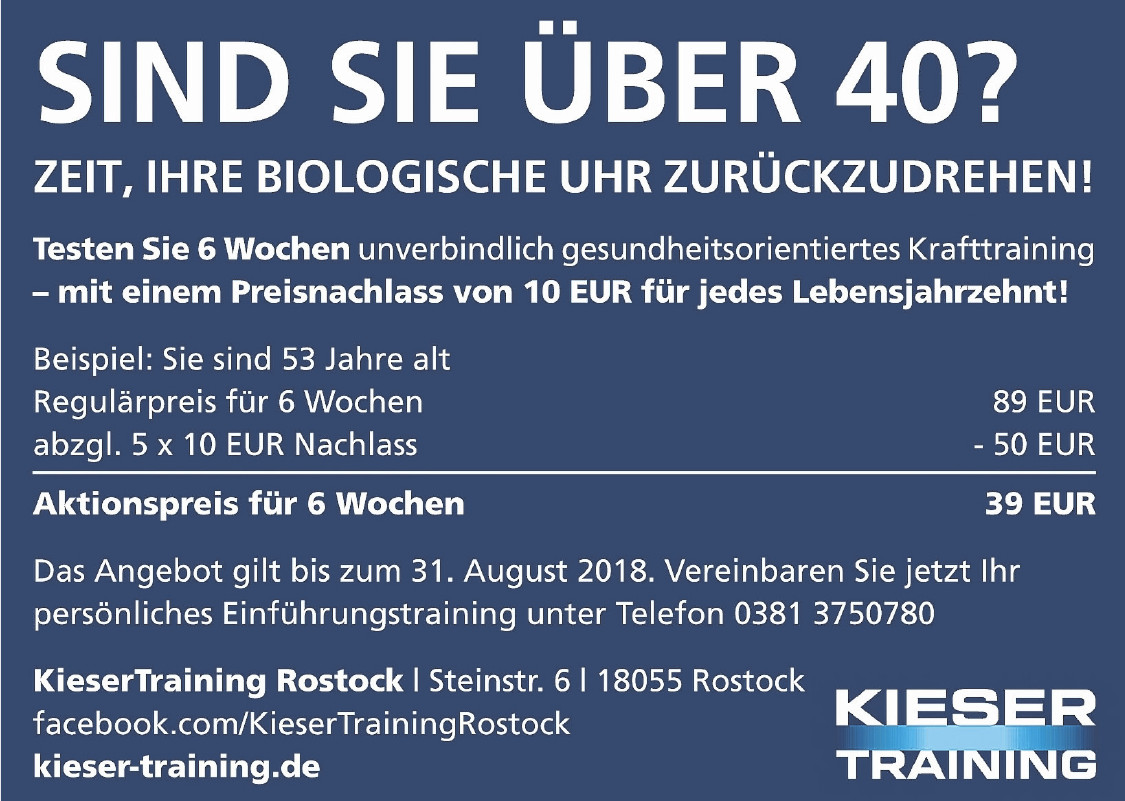 Kieser Training Rostock Kieser Training Rostock