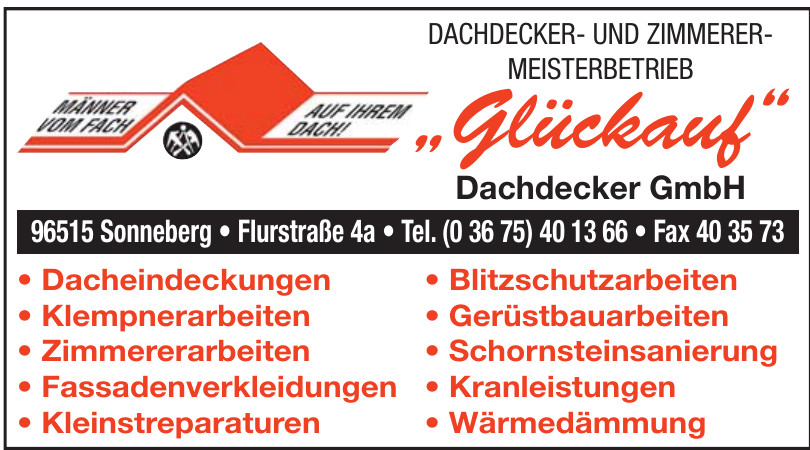 „Glückauf“ Dachdecker GmbH „Glückauf“ Dachdecker GmbH
