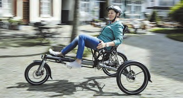 Das Sitzrad Modell „Lepus“ ist der Komfort-Klassiker von Hase-Bikes. Foto: Hase Bikes