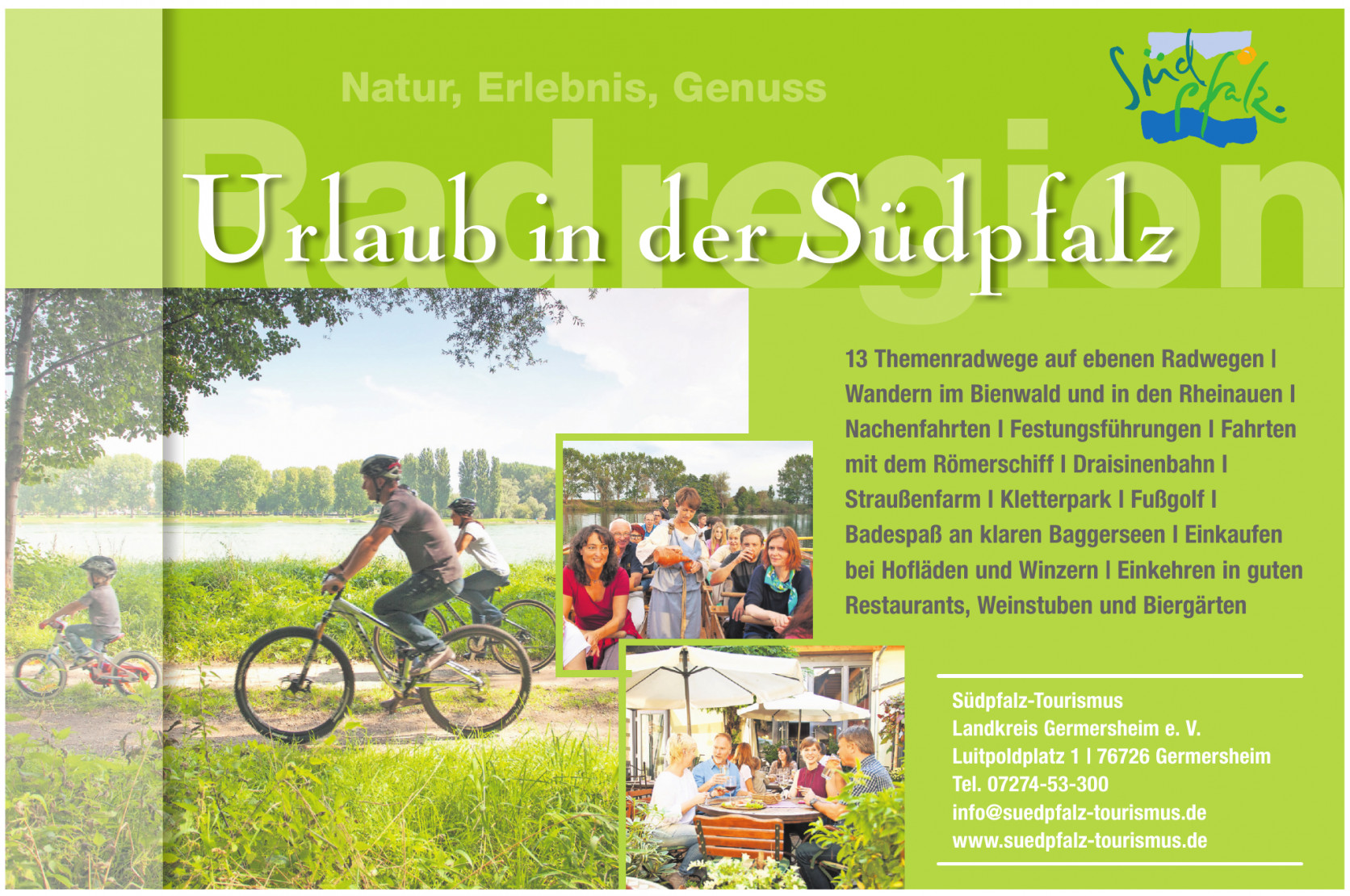 Südpfalz-Tourismus Landkreis Germersheim e.V. Südpfalz-Tourismus Landkreis Germersheim e.V.