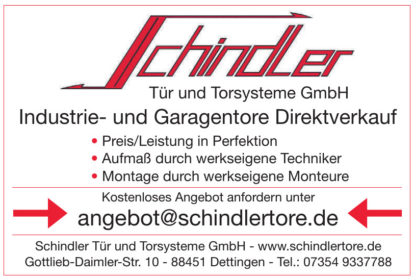Schindler Tür und Torsysteme GmbH