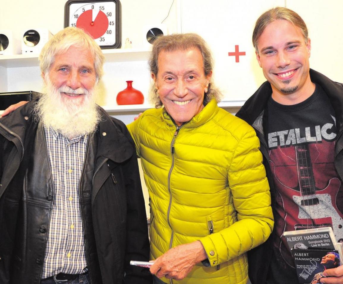 ... sowie Gewinner Erich Becker (von links), Albert Hammond und Andreas Becker. Fotos: Markus Weyel ... sowie Gewinner Erich Becker (von links), Albert Hammond und Andreas Becker. Fotos: Markus Weyel