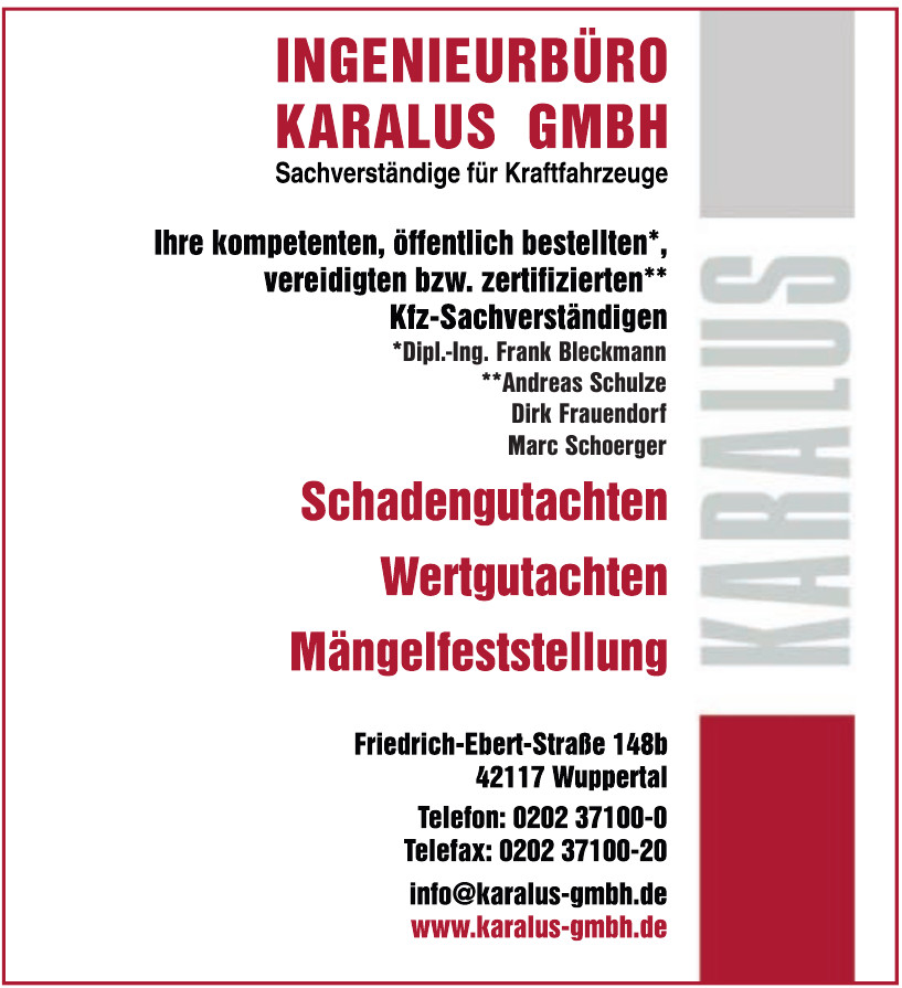 Ingenieurbüro Karalus GmbH