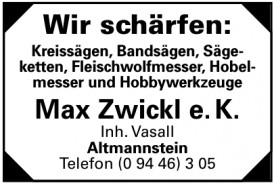 Max Zwickl e. K. Max Zwickl e. K.