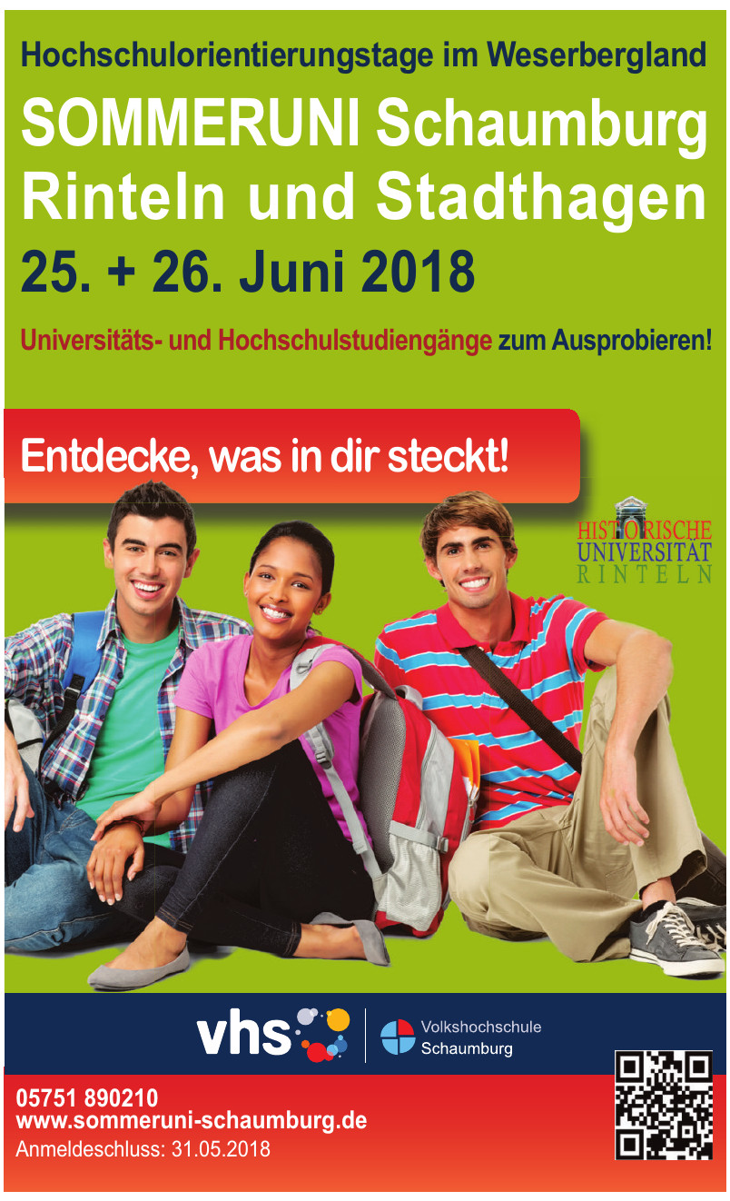 Sommeruni Schaumburg Sommeruni Schaumburg