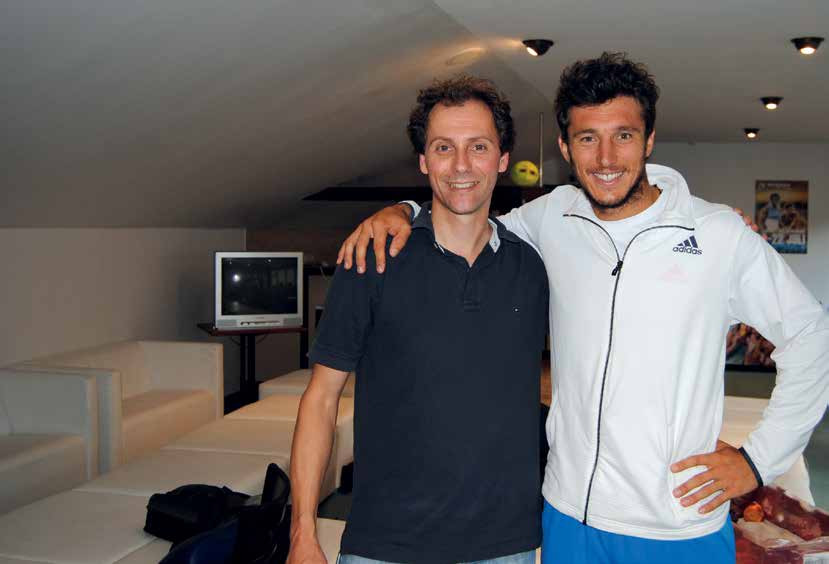 German Open: Dr. Carrero mit dem Ex-Rothenbaumsieger Juan Monaco.