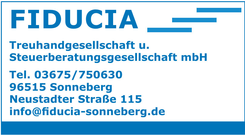 Fiducia Treuhandgesellschaft u. Steuerberatungsgesellschaft mbH Fiducia Treuhandgesellschaft u. Steuerberatungsgesellschaft mbH