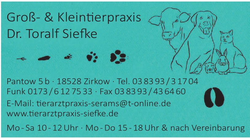 Groß- & KleinSerpraxis Dr. Toralf SieTe Groß- & KleinSerpraxis Dr. Toralf SieTe