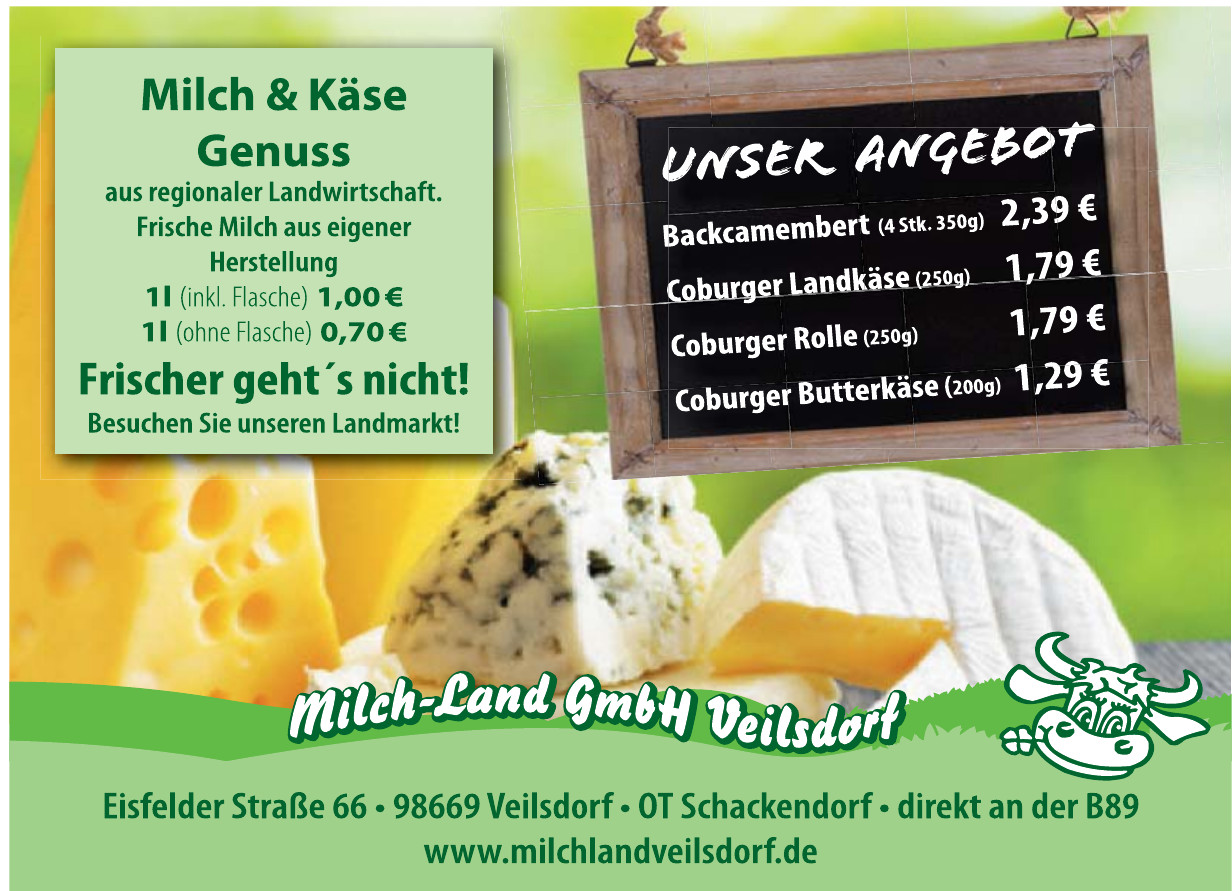 Milch-Land GmbH Veilsdorf