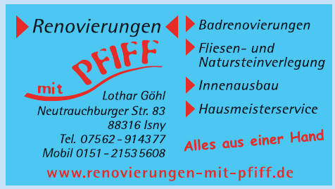 Renovierungen mit Pfiff