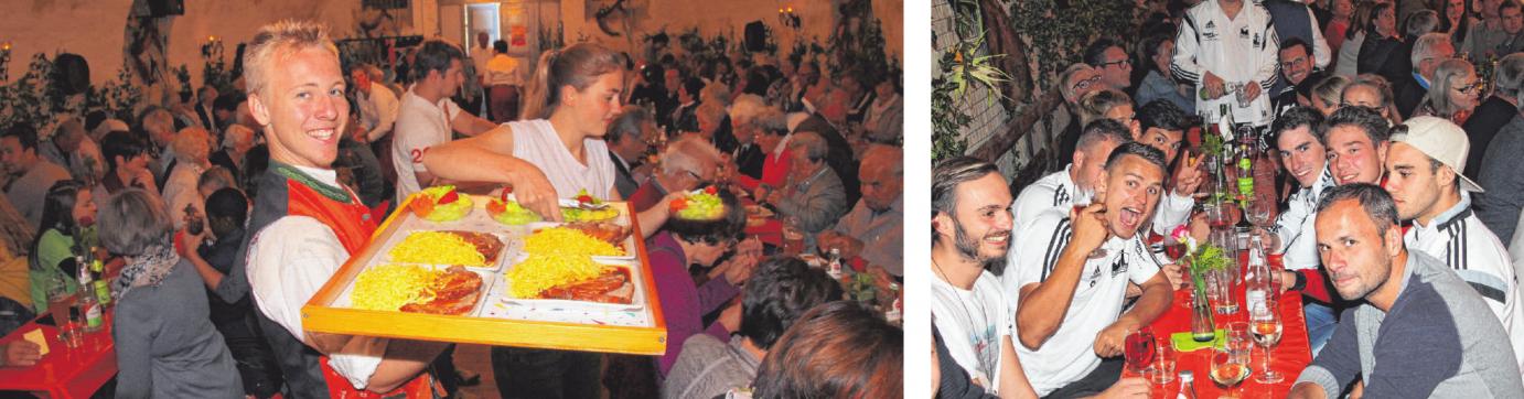 Für das leibliche Wohl ist wieder bestens gesorgt. FOTOS (3): EUGEN KIENZLER