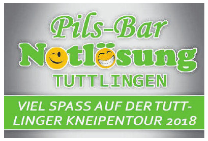 Pils-Bar Notlösung