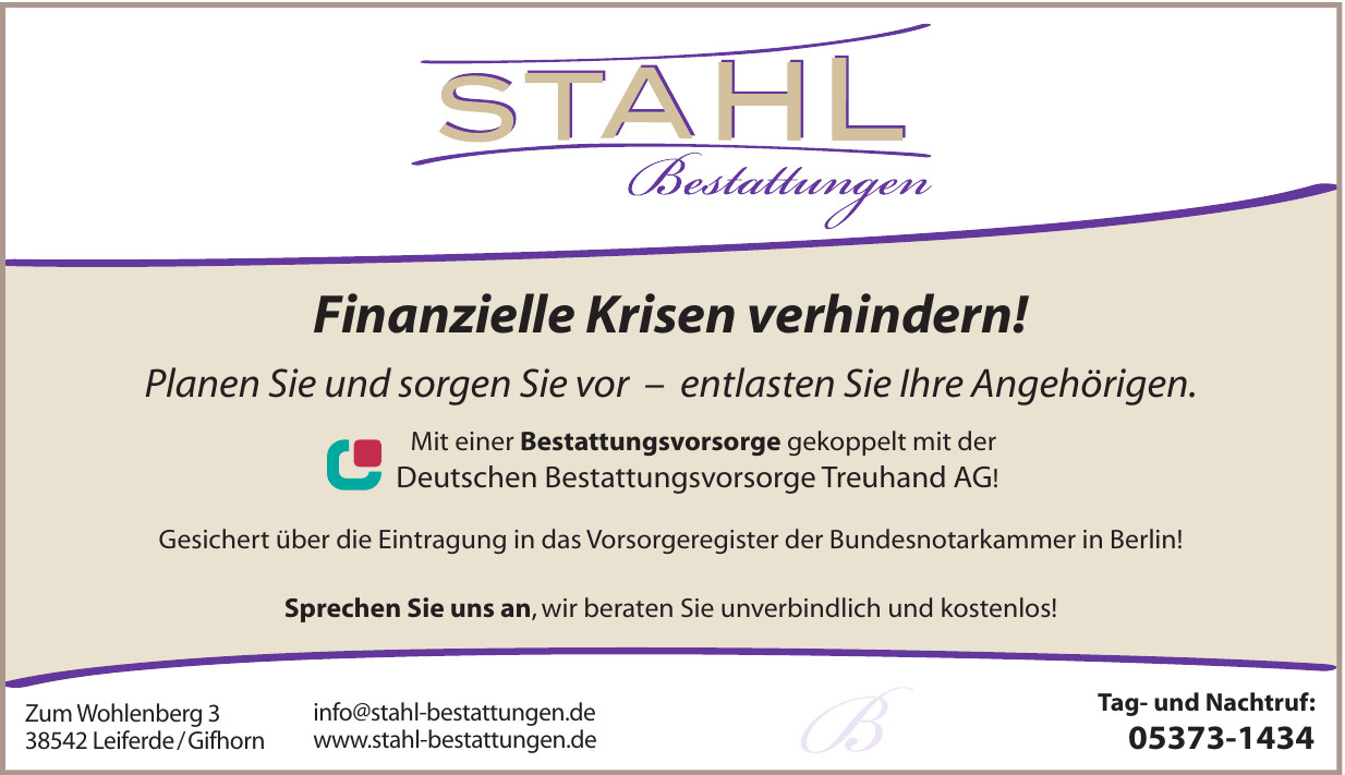 Stahl Bestattungen