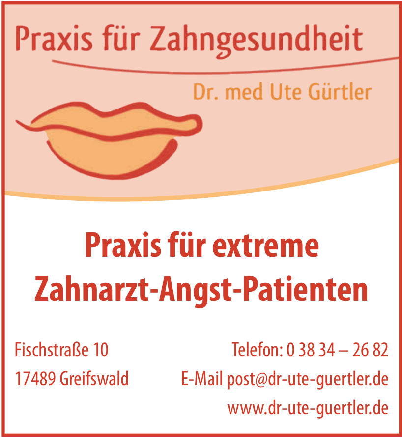 Praxis für Zahngesundheit Dr. med Ute Gürtler Praxis für Zahngesundheit Dr. med Ute Gürtler