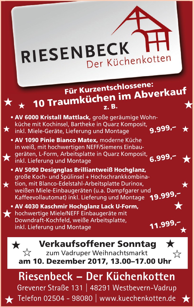 Riesenbeck Der Küchenkotten