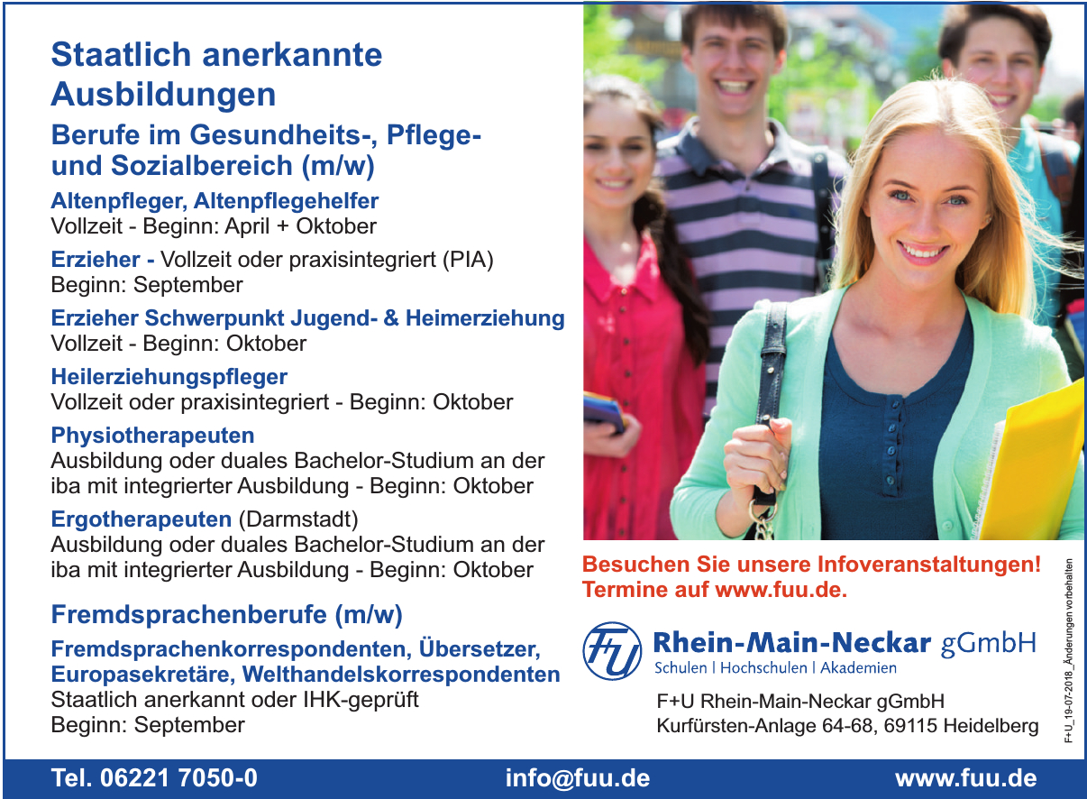 F+U Rhein-Main-Neckar gGmbH F+U Rhein-Main-Neckar gGmbH