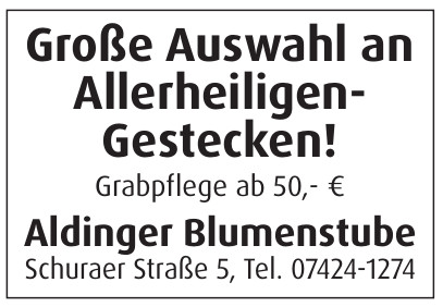 Aldinger Blumenstube