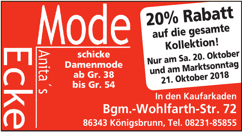 Anitas Mode Ecke Anitas Mode Ecke