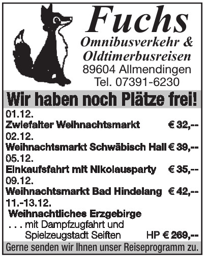 Fuchs Omnibusverkehr & Oldtimerbusreisen