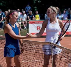 Jennifer Witthöft (r.) unterlag im Finale der 2. Amato Caffè Open gegen Natalie Siedliska.