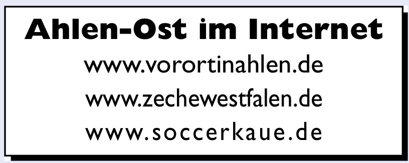 Ahlen-Ost im Internet Ahlen-Ost im Internet
