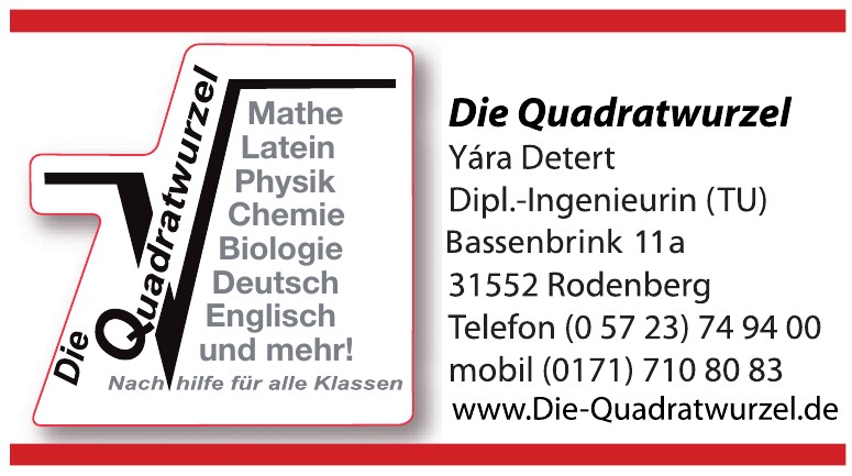 Die Quadratwurzel Die Quadratwurzel