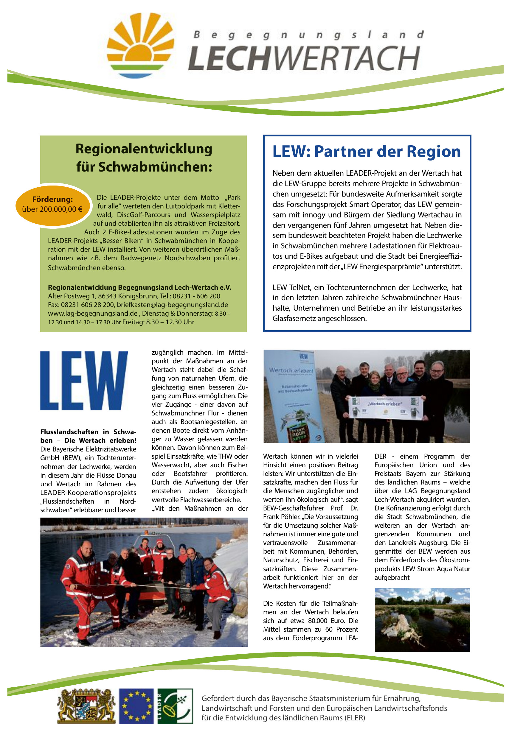 Regionalentwicklung Begegnungsland Lech-Wertach e.V. Regionalentwicklung Begegnungsland Lech-Wertach e.V.