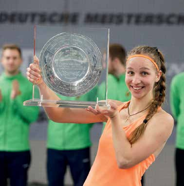 Tamara Korpatsch, erstmals deutsche Meisterin der Damen. (Foto: Jürgen Hasenkopf)