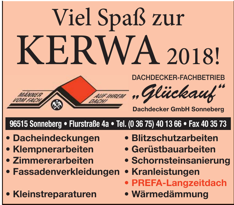 Glückauf Dachdecker GmbH Sonneberg